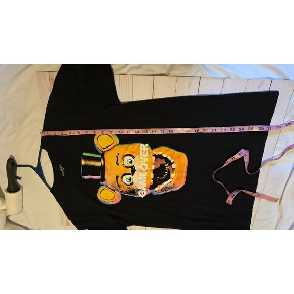 Five Nights at Freddys Tshirt Short Sleeve Fazbear Game Over Mens Medium Gamer - Picture 5 of 5